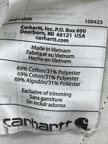 CARHARTT Roll Up Utility Shorts Women’s Sz 10 Beige Tan Rip Stop - Picture 4 of 7