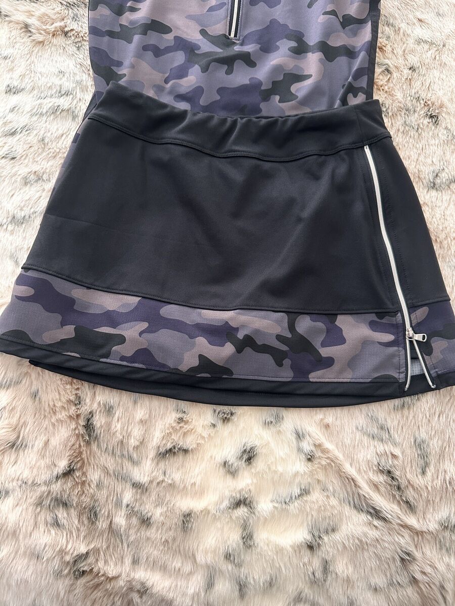 Inphorm NYC Black/Camo Tennis Top and Skort sz XS | eBay Inphorm NYC Black/Camo Tennis Top and Skort sz XS | eBay