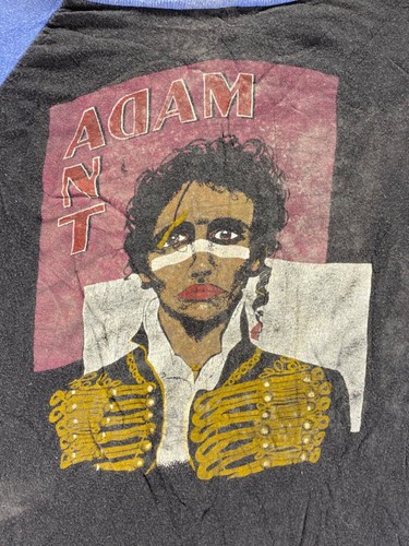 Vintage Adam Ant Shirt “Ant Music For Sex People” Graphic Front Back READ Tribal - Picture 3 of 21