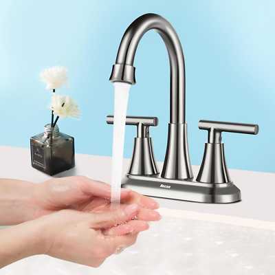 Grifos Para Lavamanos De Baño Agua Cocina Grifo Lavabo Acero Inoxidable  Manija