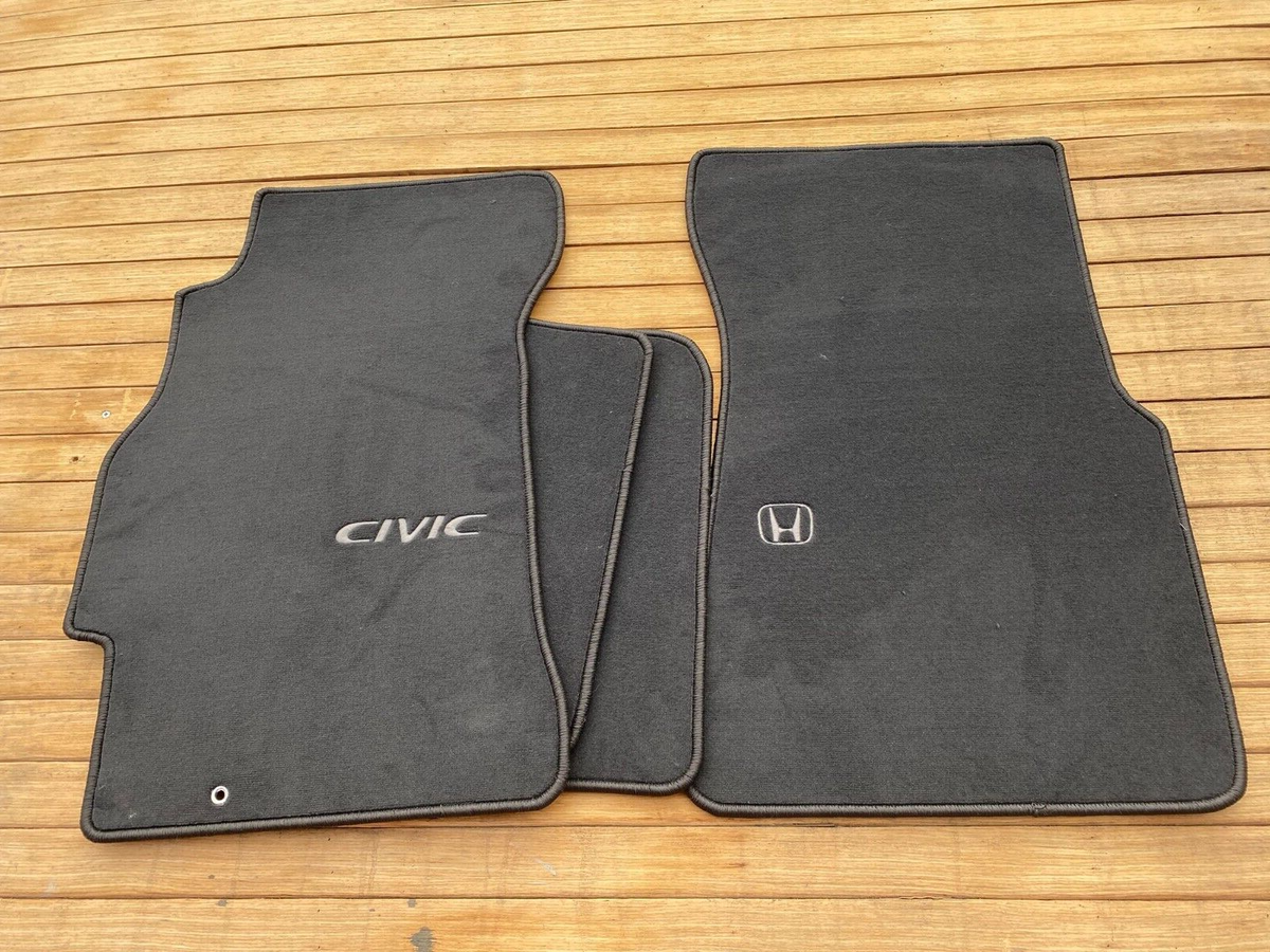 For Honda Civic 4dr Floor Mats carpet gray 1996-2000 EK9 ej6 HB Si