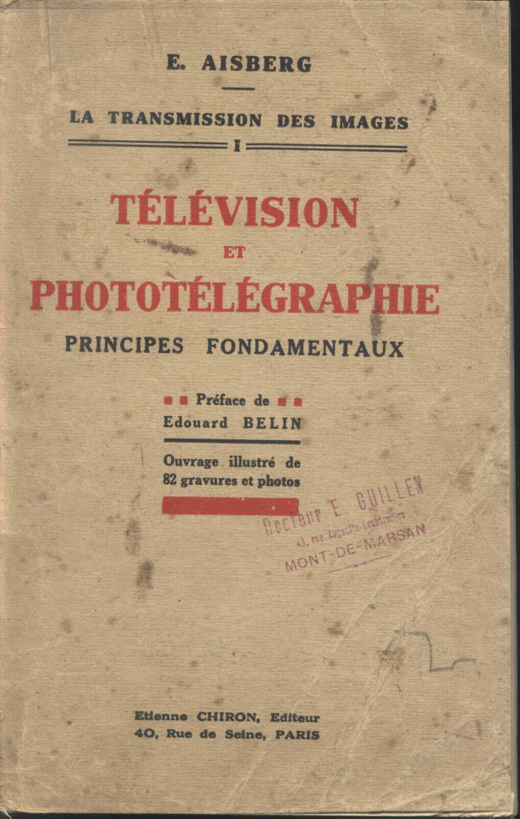 PICTURE TRANSMISSION PHOTOTELEGRAPHY PHOTO TELEGRAPHIE FRENCH