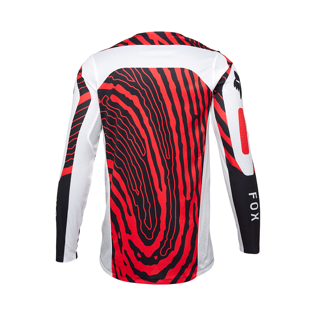 Fox Racing Youth Flexair Impression Jersey, White, YX-Large, 33048