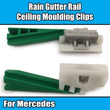 5x Clips For Mercedes Rain Gutter Rails Roof Drip Ceiling Moulding 2016980660