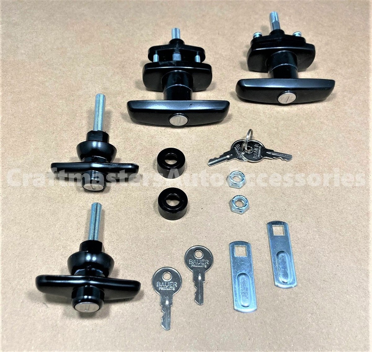 4 x T-handle combo kit # T500-T323-J327 Key #J327 LEER and A.R.E.