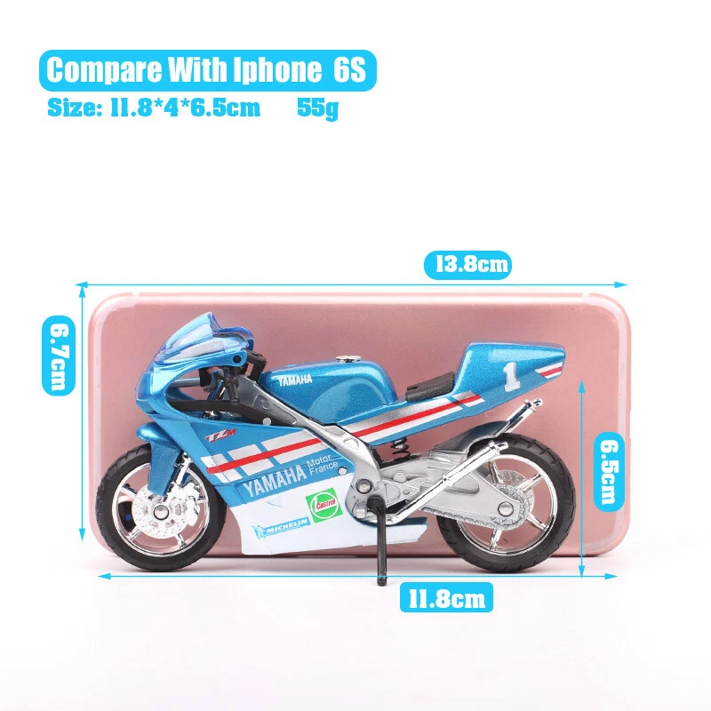 Welly 1/18 1994 Yamaha TZ250M Factory Racing Bike Motorcycle Diecast Model Toy - Image 4 of 4