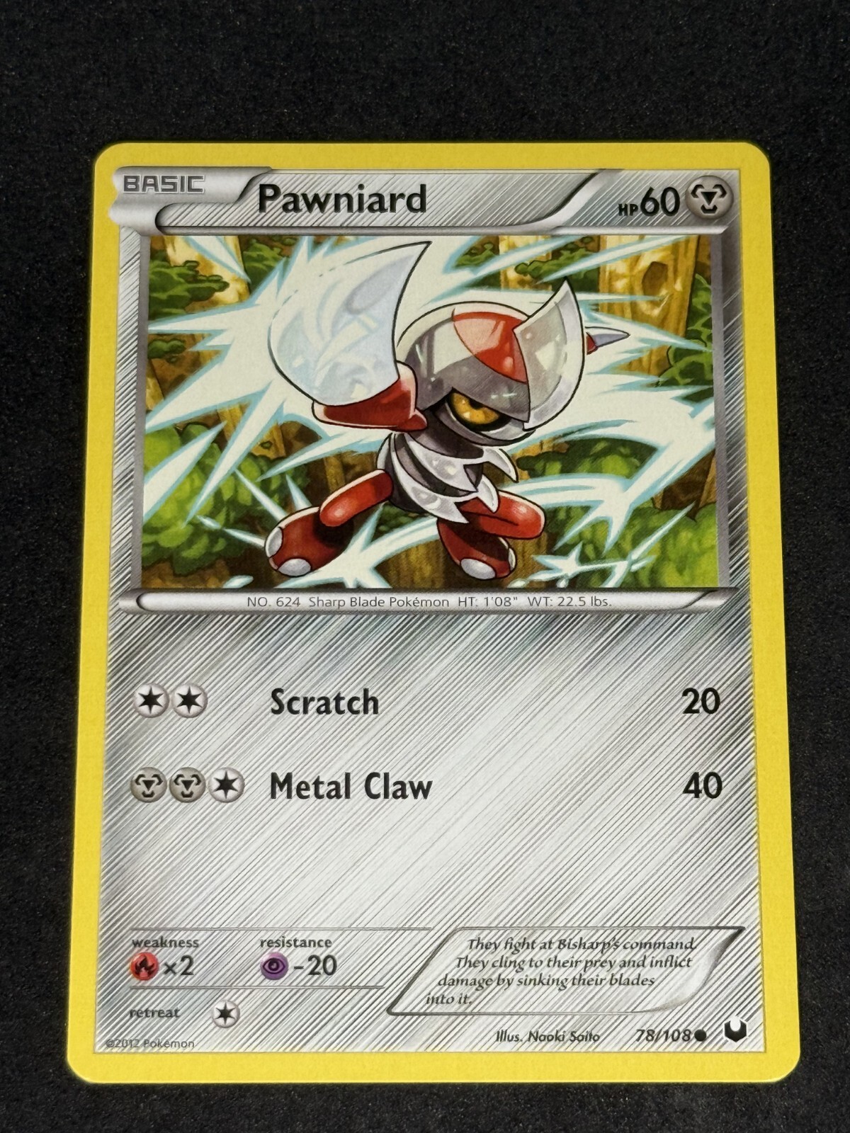 NM Pawniard 78/108 Dark Explorers Regular