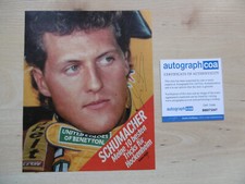 Michael Schumacher autograph signed 16x20 cm magazine image ACOA