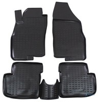 GummifußMatten Gummimatten 3D Passend FüR Fiat Grande Punto 2005-2018 4 Tlg