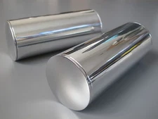 Pair 5 inch Aluminum Tamiya RC 1/14 Semi Tractor Truck King Hauler Fuel Gas Tank