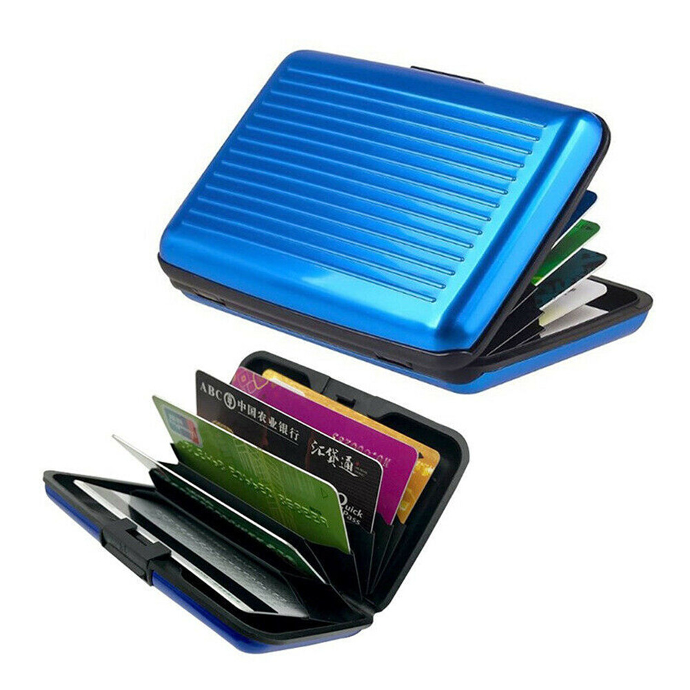 Waterproof Case Box Business ID Credit Card Wallet Holder Aluminum