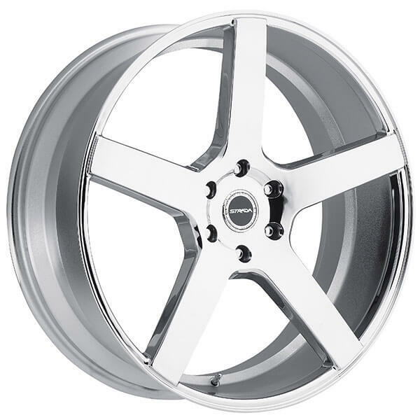 Chrome BURANⅢ XRF Toyota Wheels 2027 19x8.5/19x9.5 5x114.3 Silver Machined