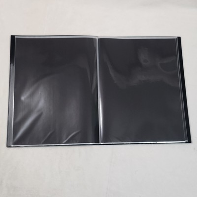 Itoya Art Profolio Original Storage & Display Book - 8.5" X 11", 12 Double-Sided Pages (Black) 7 thumbnail image