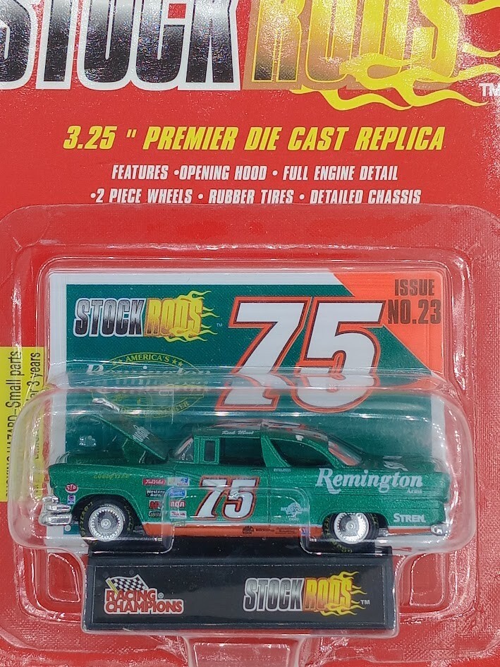 REMINGTON #75 ISSUE 23 CAR RACING CHAMPIONS 1:64 STOCK RODS NASCAR