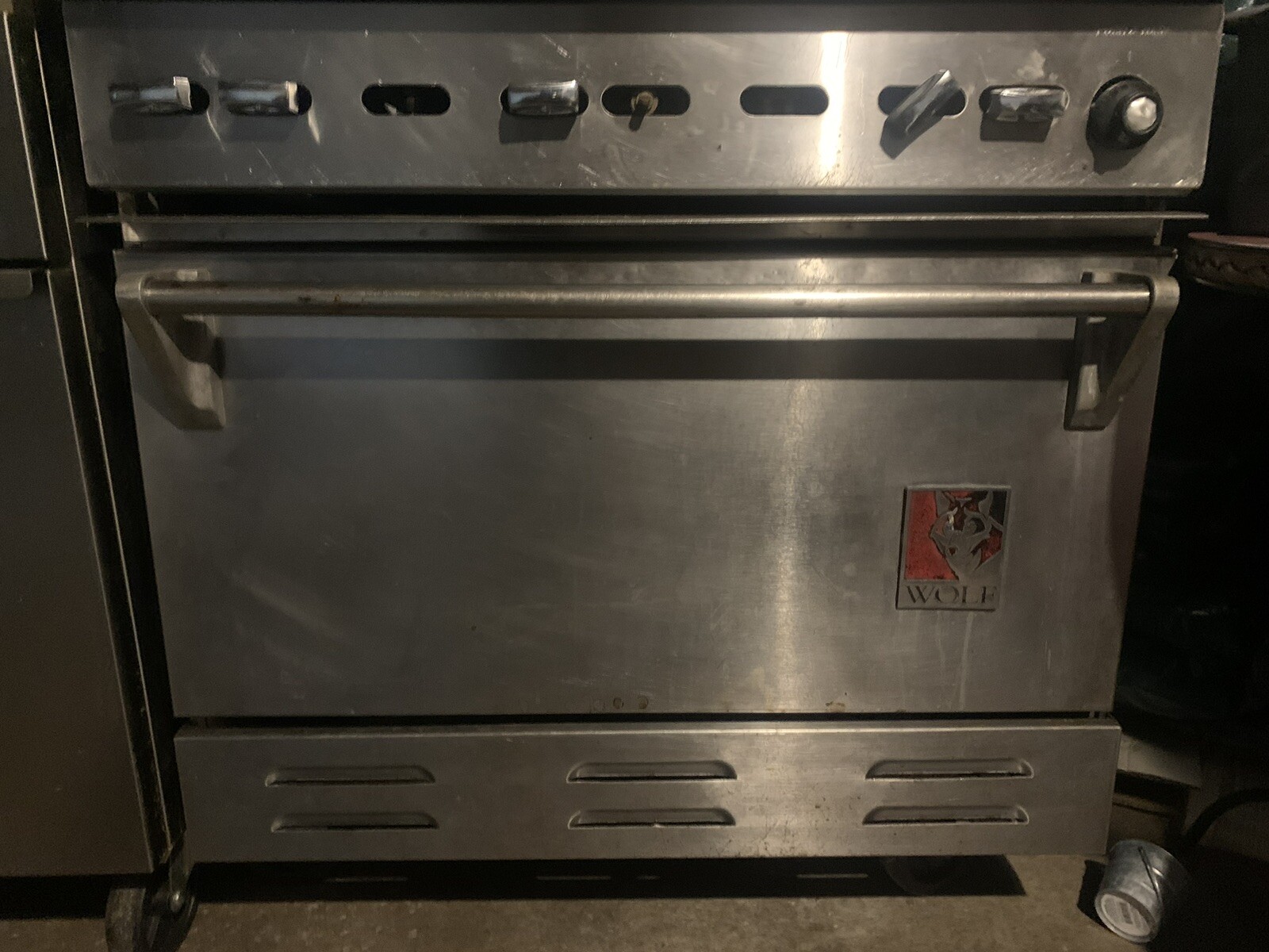 Wolf six burner commercial gas range eBay