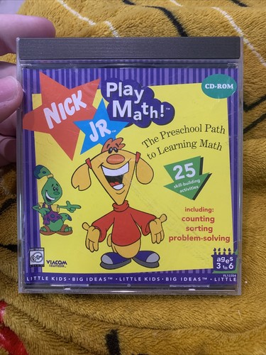 Nick Jr Play Math! CD-Rom The Preschool Path To Learning Math Ages 3-6 ...