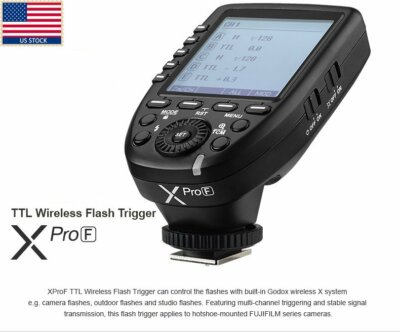 Godox Xpro-F 2.4G X System TTL LCD Wireless Trigger For Fuji Fujifilm Camera US