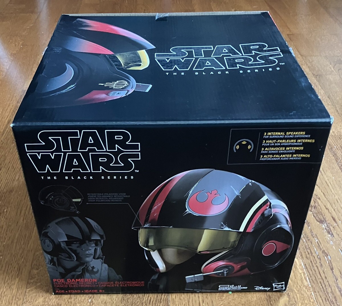 SF・ファンタジー・ホラー STAR WARS POE DAMERON Helmet Disney Star Wars - Black Series Poe Dameron Electronic X