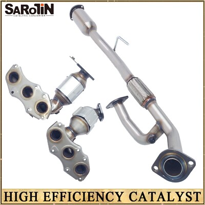 3x Catalytic Converter for 2005-2017 Toyota Avalon/2007-2017 Toyota Camry 3.5L