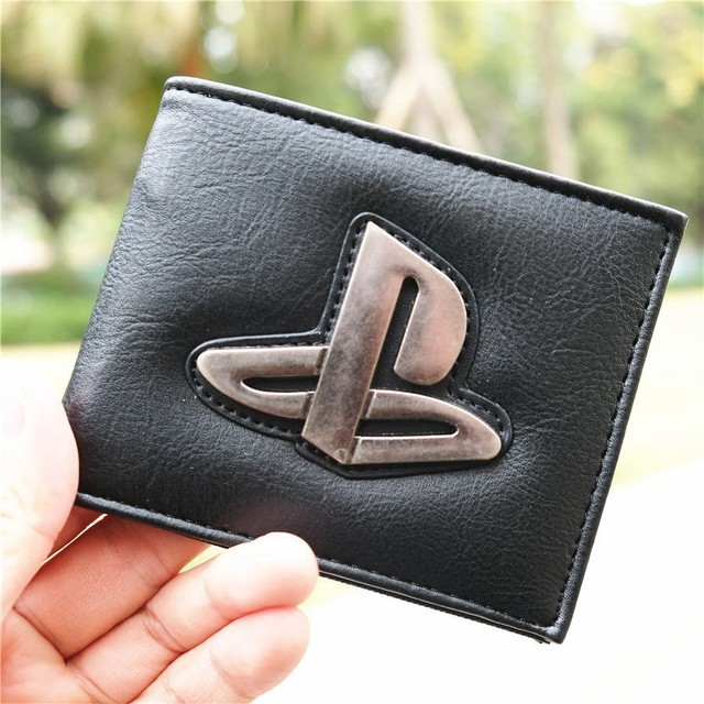 Nintendo playstation Logo Embed PU leather wallet with ID card holder