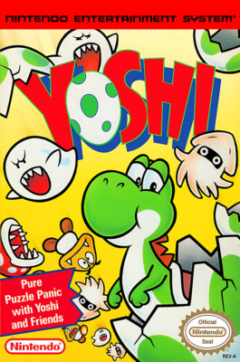 Yoshi BOX ART Nintendo NES Premium POSTER MADE IN USA - NES121 | eBay