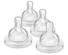 Philips Avent Anti-colic Baby Bottle Flow 4 Nipple, 4pk, SCY761/04 Sealed Pack