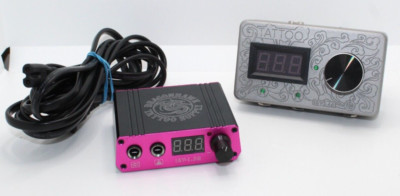 Dual Pro Durable Tattoo Power Supply & Dragonhawk Mini Power Supply Lot