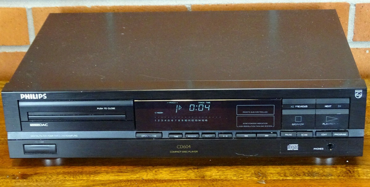 PHILIPS CD-604 CD-PLAYER SERVICED LEGEND | eBay