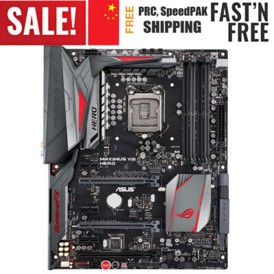For ASUS LGA 1151 ROG MAXIMUS VIII HERO DDR4 RAM DisplayPort USB 3.0 PS/2