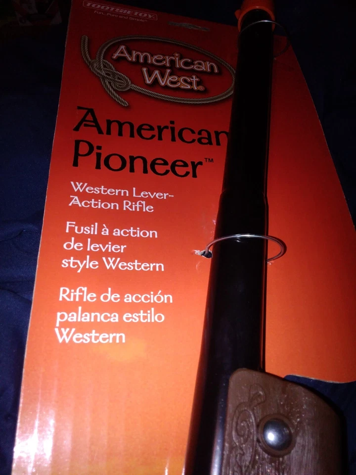 Tootsietoy American West Pioneer 2004 30" bomba pistola western metal rifle juguete Foto 3 de 4