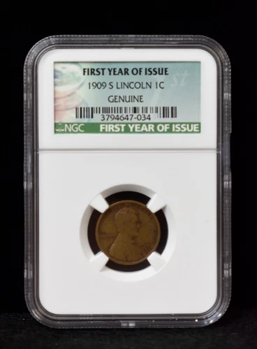 1909 S Lincoln 1C Wheat CENT NGC