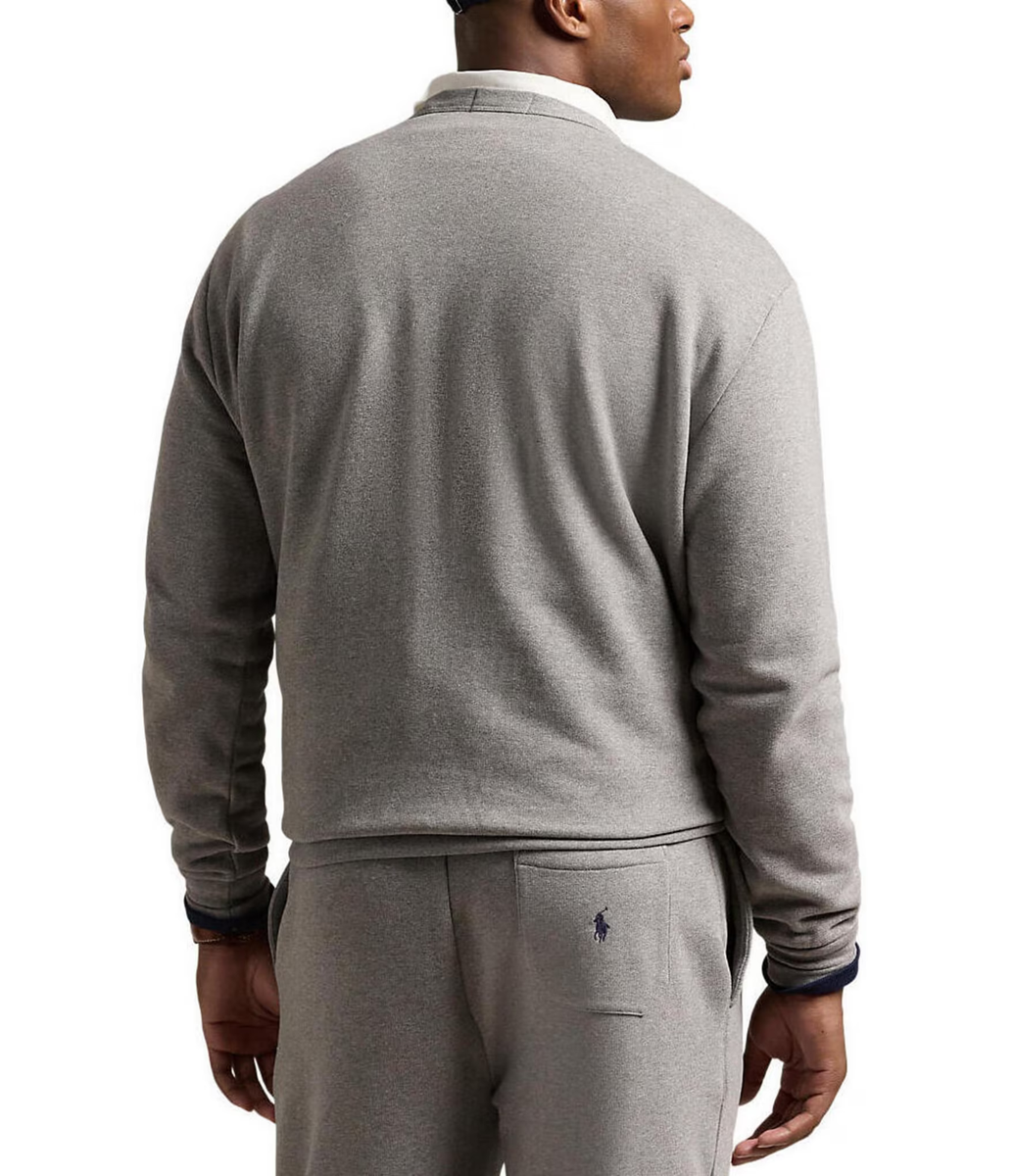 $168 Polo Ralph Lauren Big & Tall RL Fleece Logo Sweatshirt, Grey