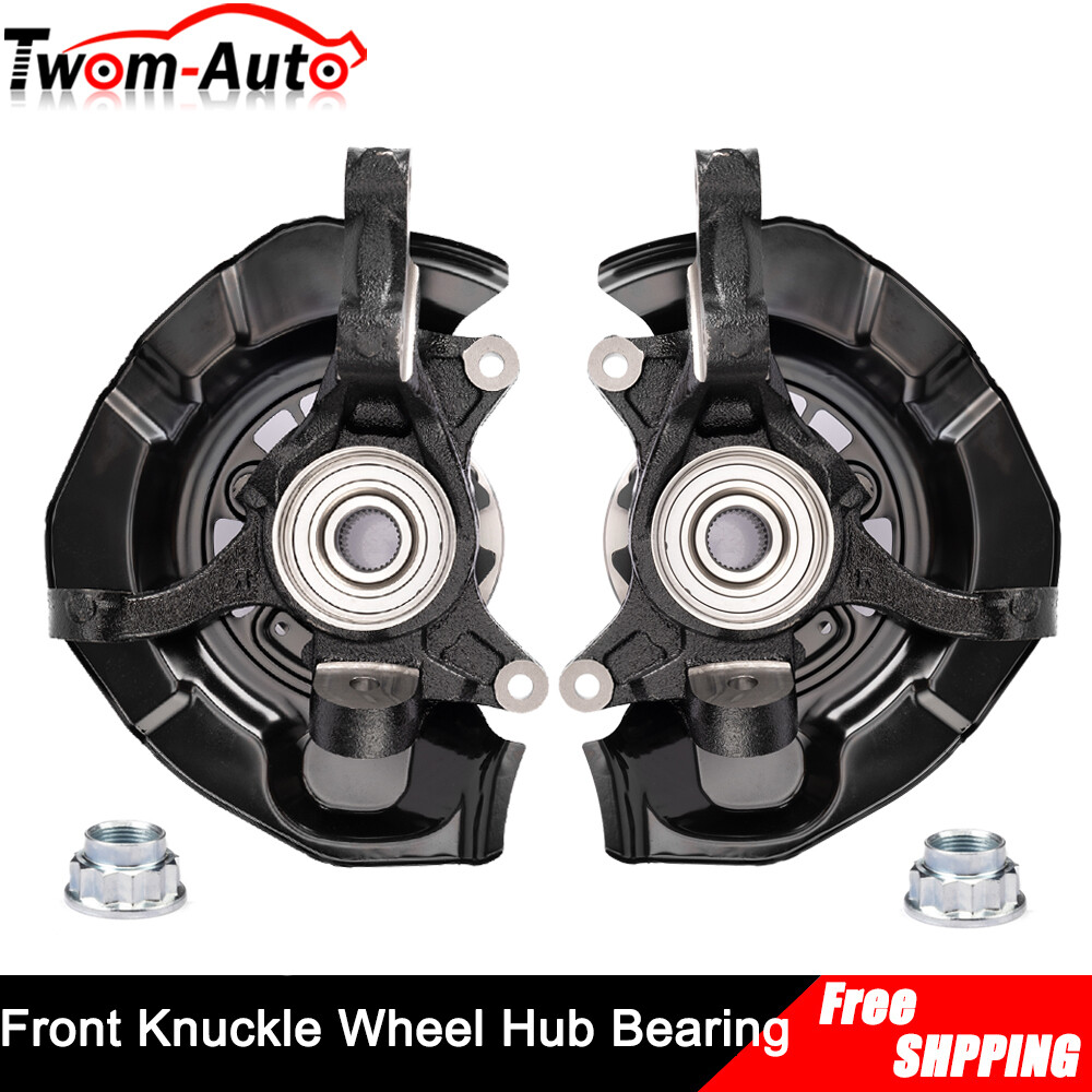 Front Steering Knuckles And Wheel Hub Bearings Set For Toyota - Foto 2