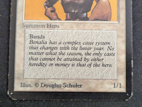 Benalish Hero - Alpha - LP - MTG - Magic The Gathering - White - Creature - Picture 2 of 4