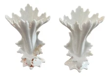 Antique Pair Of Old Paris Porcelain Small Vase Found in Shipwreck