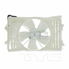One New TYC Dual Radiator and Condenser Fan Assembly 620630 163610D090