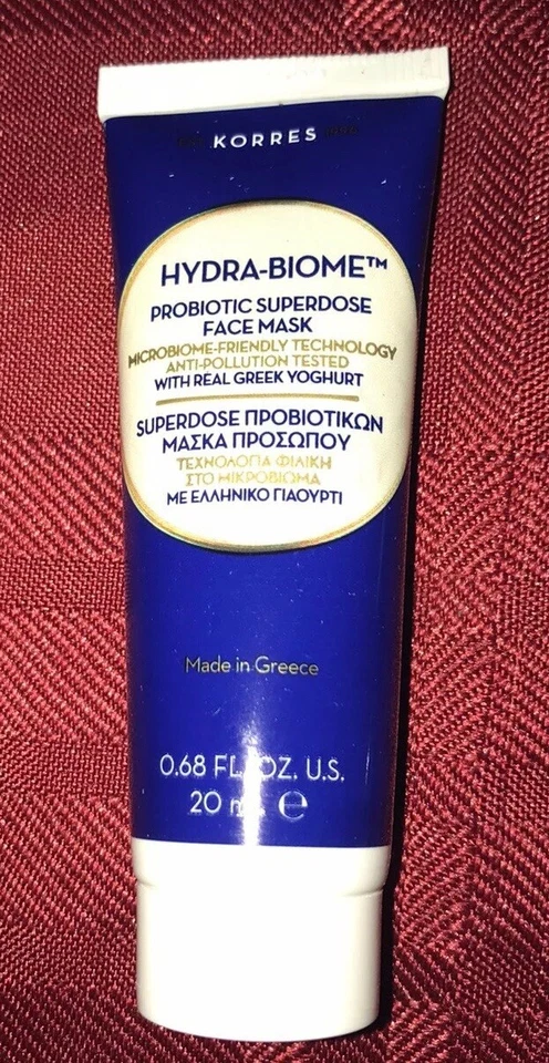 2X Korres Hydra-Biome Probiotic Superdose Face Mask .68oz Each = 1.36oz Sealed - Image 3 of 4