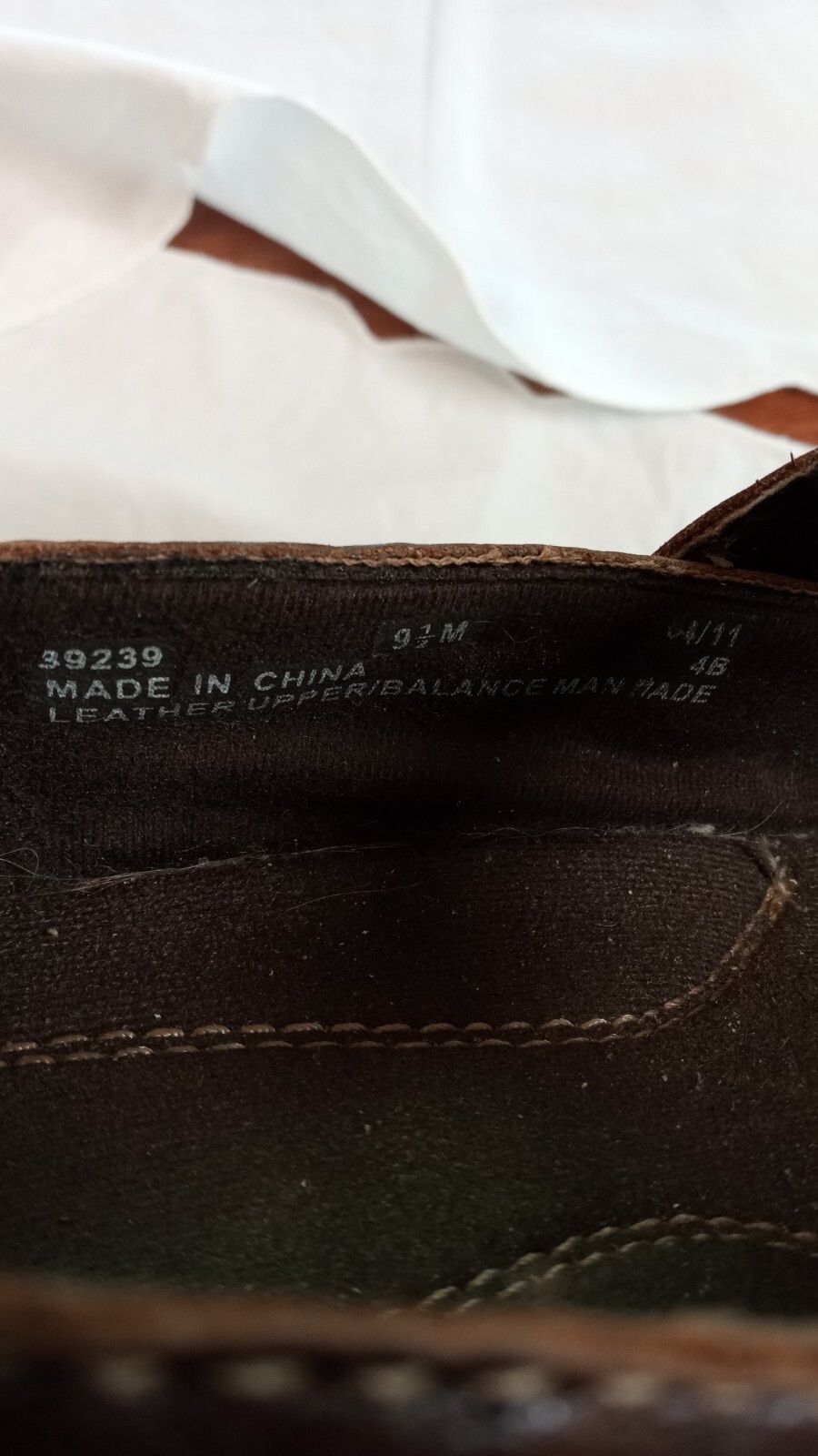 CLARKS leather 9.5 brown cloud pattern step-in sl… - image 14