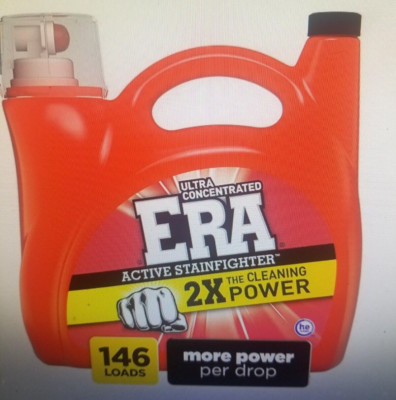 (ONE) ERA ACTIVE STAINFIGHTER ULTRA CONCENTRATED LIQUID LAUNDRY DETERGENT 200 oz