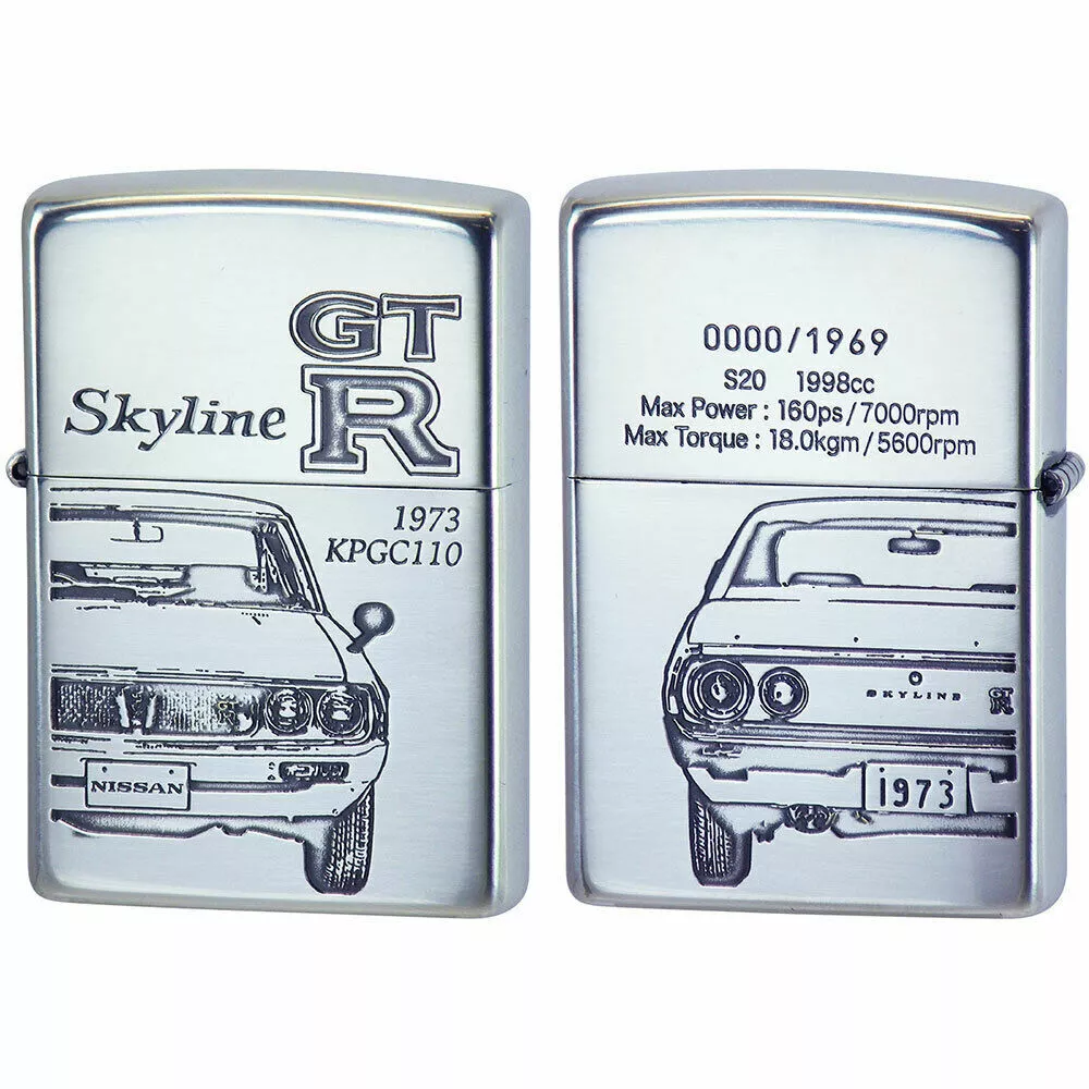 Zippo NISSAN SKYLINE GTR GT-R KPGC10 KPGC110 BNR32 BCNR33 BNR34