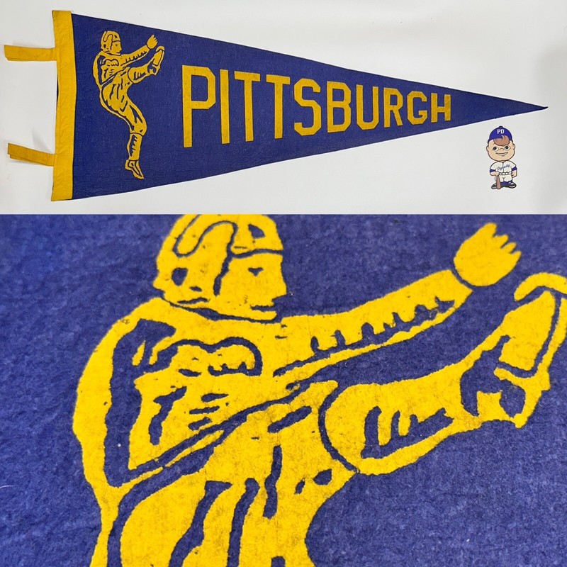 Vintage PITT Pittsburgh Panthers University Pennant 11.5x29.5 Football