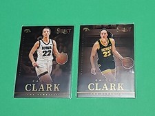💎 Rare Set of 2 Caitlin Clark 2024 Panini Select Iowa Hawkeyes Cards #AS1 & AS2