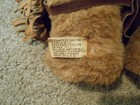 Vintage Buckaroo Bear 19" Elegante By Dakin w/hat, kerchief, glove, Chaps, Tag — photo 5
