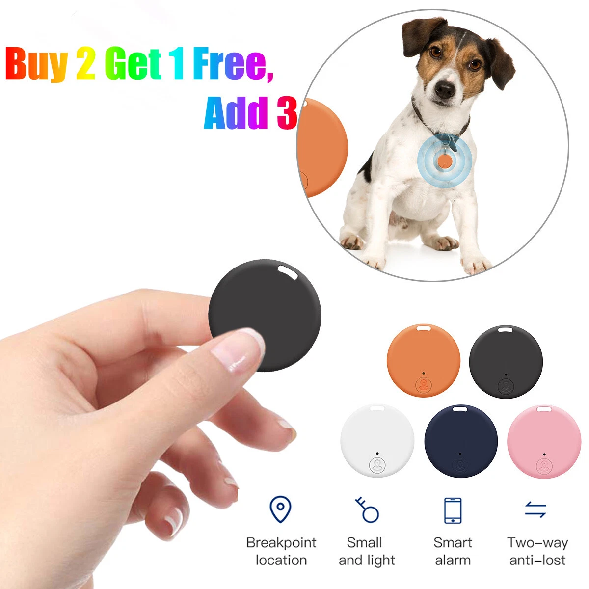 Bluetooth Tracker Wireless Key Finder Alarm Wallet Car Pet Child