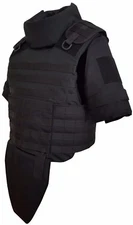Body Armor Vest Black size L Long Plate Carrier  with 3A inserts Price for 1/3