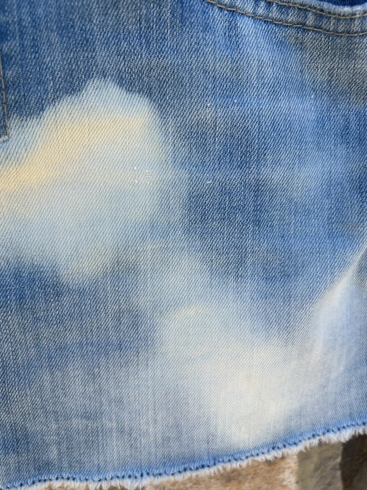 Minifalda vaquera WILLIAM RAST S 26 lavado claro excelente envejecida Foto 4 de 4