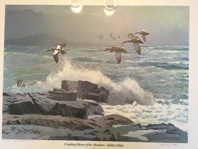 Crashing Silence of the Aleutians, Lee LeBlanc,#52/100 Special Artist Edition 