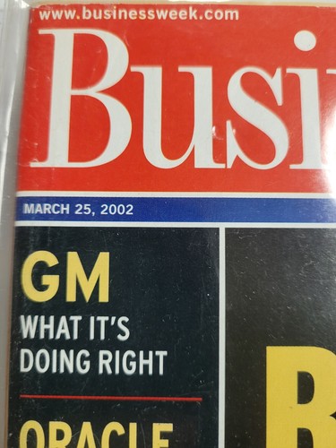 BusinessWeek (Mar 25, 2002) Old Warehouse Magazine Inventory in VG/VF Condition - Picture 2 of 3