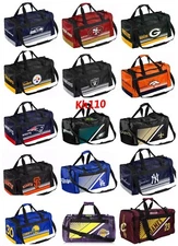NFL,MLB,NBA Team Gym Travel Luggage Striped Core Duffel Bag 20x11x11