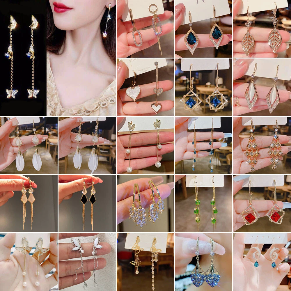 Crystal 2024 earrings wholesale